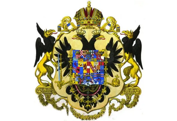Герб в 1846 г Большой герб Австрии утвержденный в 1915 г Средний - фото 24