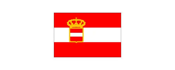 На государственном флаге герб был в центре После образования АвстроВенгрии - фото 4