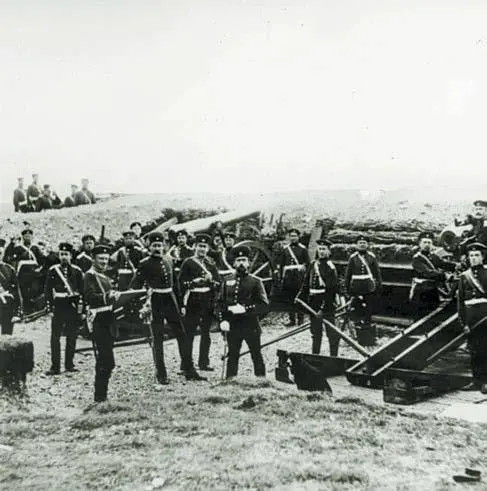 Прусские артиллеристы на позиции с которой во время Франкопрусской войны - фото 3