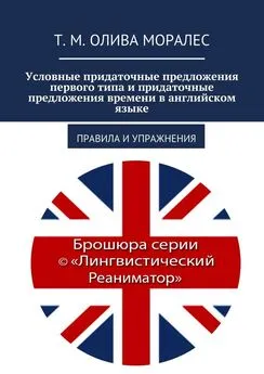 Татьяна Олива Моралес - Условные придаточные предложения первого типа и придаточные предложения времени в английском языке. Правила и упражнения