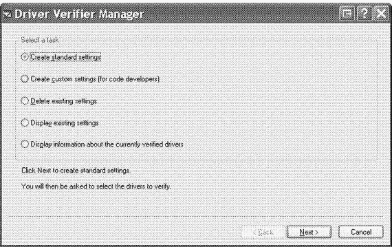 Рис 78 Driver Verifier Manager в Windows XP и Windows Server 2003 Включать - фото 135