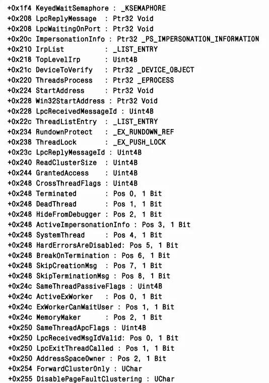 Для просмотра KTHREAD предназначена аналогичная команда ЭКСПЕРИМЕНТ - фото 46