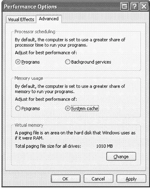 Рис 11 5 Настройка LargeSystemCache в Windows XP и Windows Server 2003 - фото 151