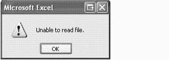 Рис 1215 Сообщение об ошибке при запуске Microsoft Excel Последний пример - фото 32
