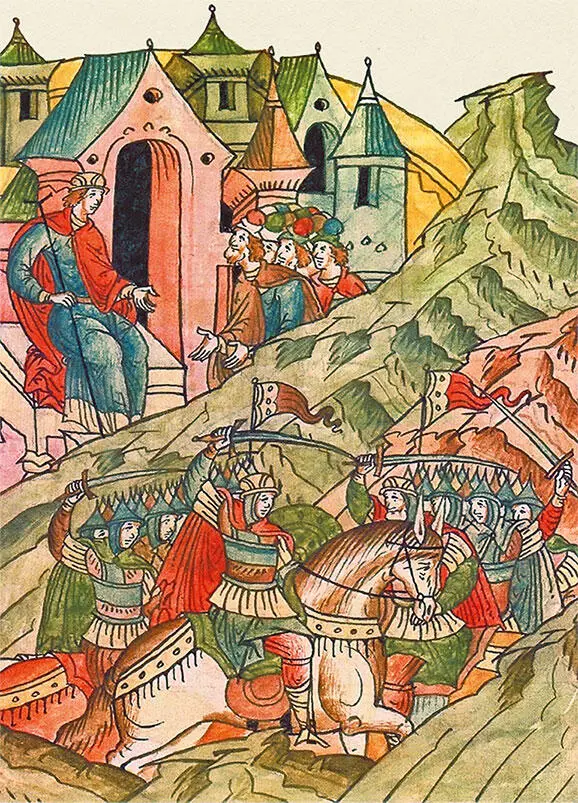 Посажение в 1125 г на киевском престоле князя Мстислава после смерти великого - фото 10