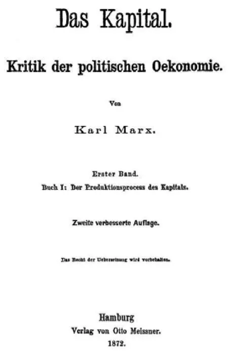 Титульный лист второго немецкого издания 1872 г первого тома Капитала К - фото 4