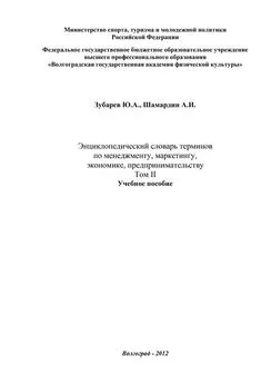 Юрий Зубарев - Энциклопедический словарь терминов по менеджменту, маркетингу, экономике, предпринимательству. Том II