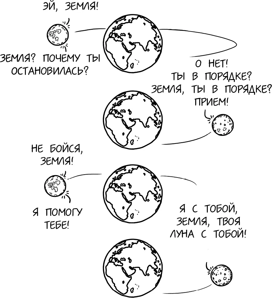 Более того Луна сможет в какойто мере исправить разрушения Сейчас Земля - фото 10