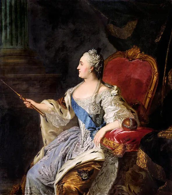 Портрет Екатерины II Художник Ф С Рокотов 1763 год Непонятые писарем слова - фото 1