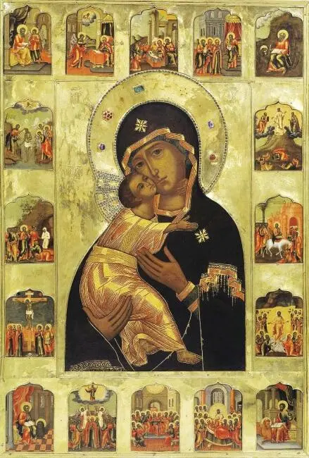 Владимирская икона Божией Матери К Ее лику смотрящему с улыбкой услады или - фото 3