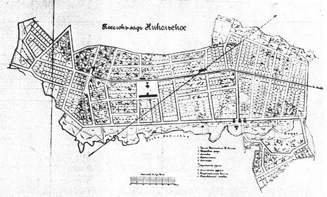 Чертеж проекта АА Веснина Поселок Никольское 1908 г Проект малоэтажного - фото 13