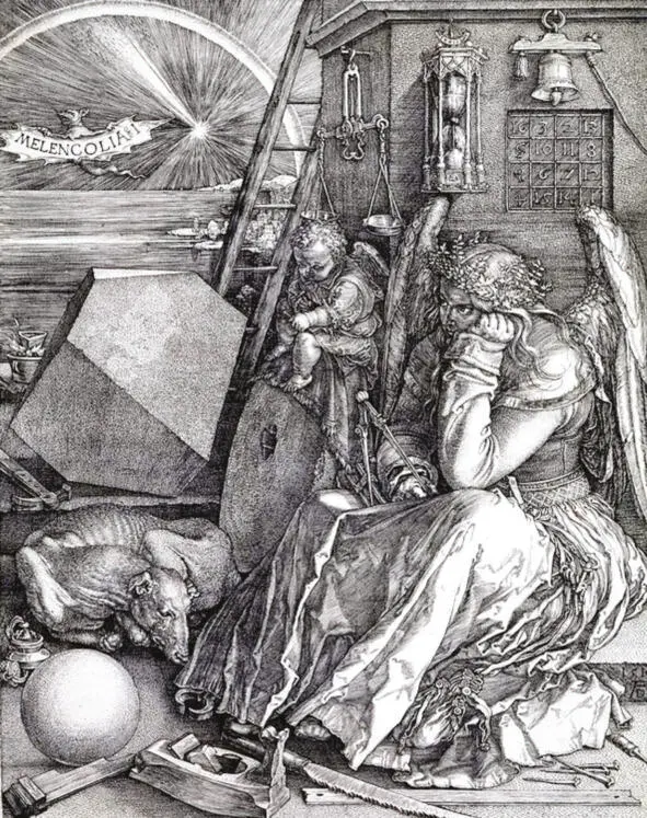 Меланхолия Альбрехт Дюрер 1514 г ОПЫТ ФИЛОСОФСКОГО ОСМЫСЛЕНИЯ ИСТОРИИ - фото 1
