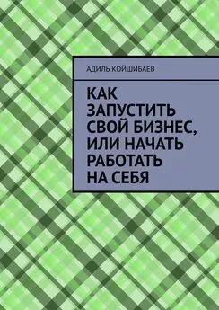 Адиль Койшибаев - Как запустить свой бизнес, или Начать работать на себя