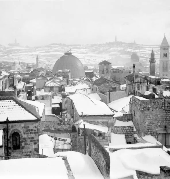 Панорама зимнего Иерусалима в 1920е годы Источник - фото 19