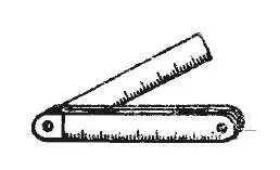 Рис 12 Метр складной рейсшина Рулетка по сравнению со складным метром - фото 2