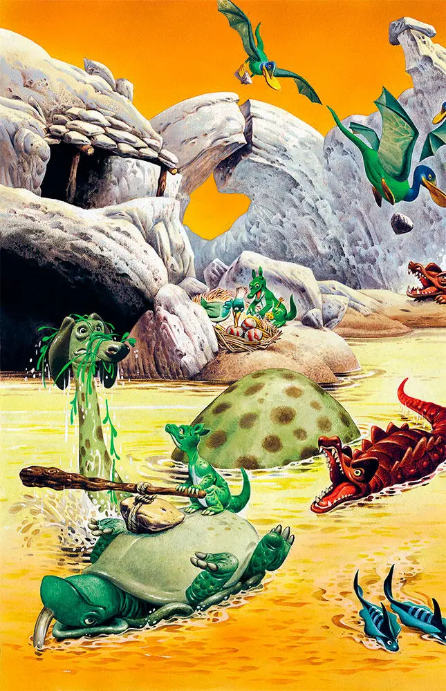 При виде Егозы на плоту большинство крокодрилов плюхнулось в воду чтобы - фото 8