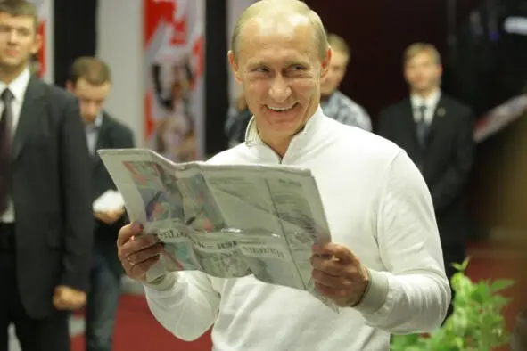 Владимир Путин посетил в СанктПетербурге офис Балтийской медиагруппы Сентябрь - фото 3