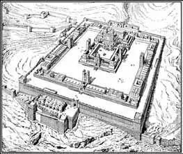 Изображение будущего Храма по книге пророка Иезекииля гл 4048 Шарль Шипез - фото 7