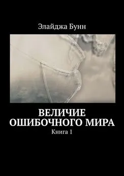 Элайджа Бунн - Величие ошибочного мира. Книга 1