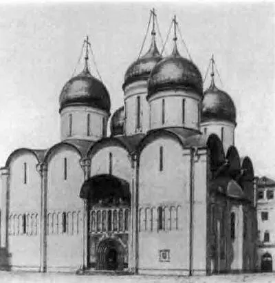 Успенский собор московского Кремля Пир после освящения Успенского собора - фото 24