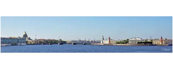 Панорама Зимнего дворца Адмиралтейства и Стрелки Васильевского острова Вот - фото 21