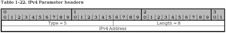 The IPv4 parameter is used to send an IPv4 address in the INIT chunk The IPv4 - фото 20