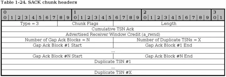 The SACK chunk is used to tell the sender of DATA chunks which chunks has been - фото 25