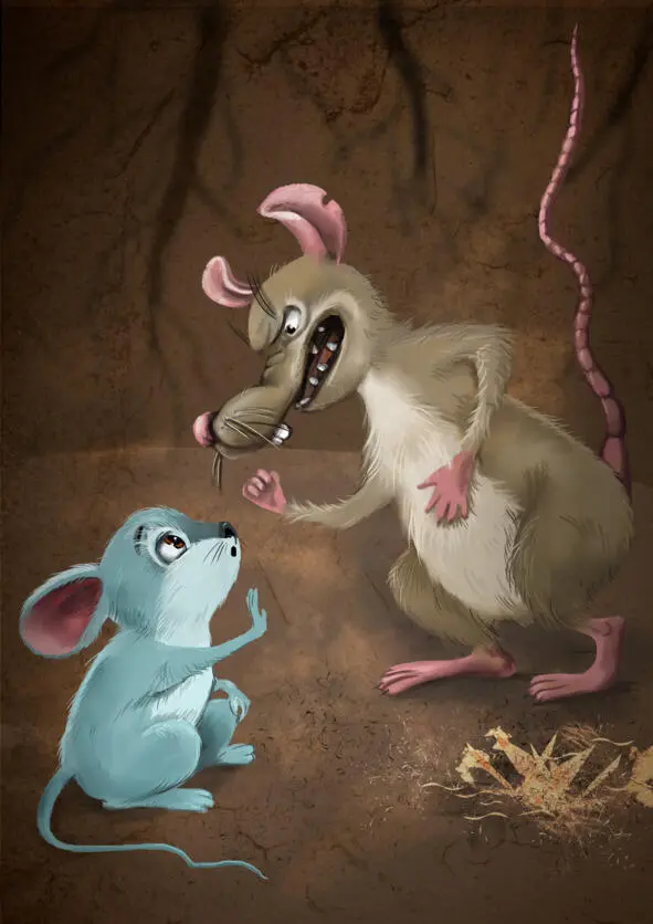 Обида крысу охватила Кто сколько съел нельзя считать Так за упреки мышь - фото 2