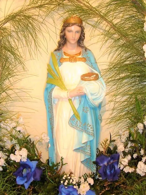 Улыбка Двадцать третий взгляд на изображение девственного лика святой Лузии - фото 3