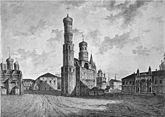 Ф Алексеев Колокольня Ивана Великого Начало XIX в Трудно поверить но были - фото 34