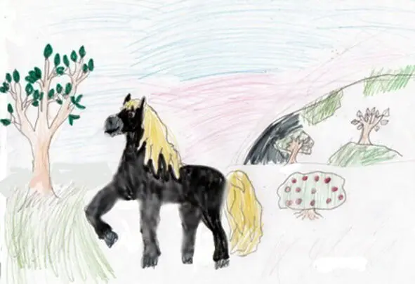 На лужайке под горой Богатырский конь Златогривый удалой Из ноздрей - фото 4