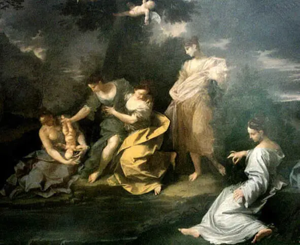 Фетида опускает Ахилла в Стикс Донато Крети 1790 Словно невидимая рука - фото 3