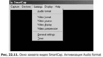 Активизируйте пункт Video format вкладки Settings Установите параметры - фото 104