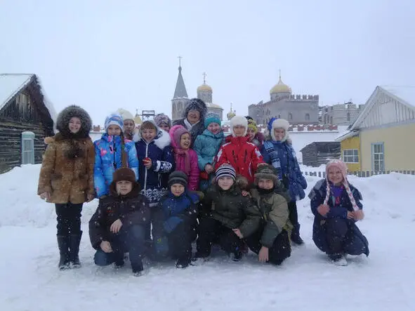 Монастырские ребятишки ученики церковноприходской школы монастыря Фото из - фото 15