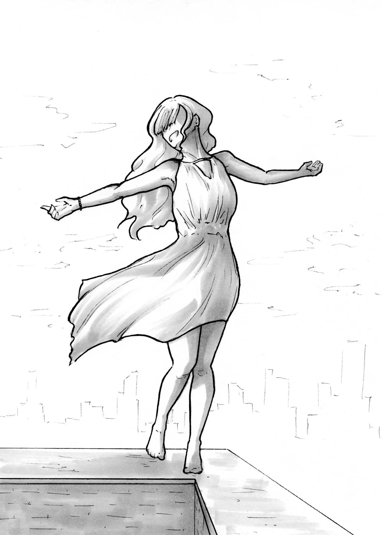 София писала что тоже хочет стоять на крыше высотки с раскинутыми руками и - фото 1