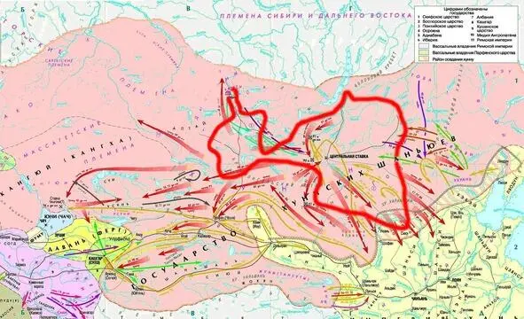Рисунок 20 Военная активность хуннов в I веке до нэ I веке христианской - фото 21