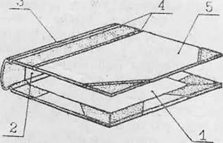 Рис 2 Переплетная крышка 1 картонная сторонка 2 отстав 3 корешок 4 - фото 2