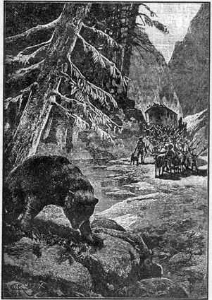 Вдруг по ту сторону реки показался медведь Жан приказал собакам замолчать не - фото 10