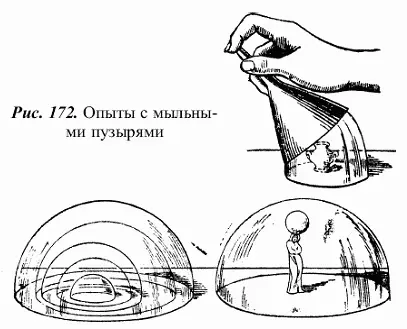 В мыльный пузырь можно поместить цветок или вазочку На тарелку или поднос - фото 200