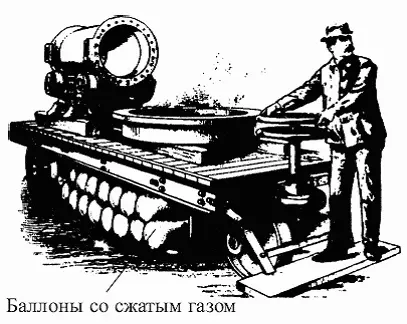 Рис 293 Пневмокар питающийся потенциальной энергией газа сжатого в баллонах - фото 329