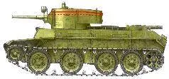 Танк БТ7 образца 1937 года с конической башней из состава 6й танковой - фото 73