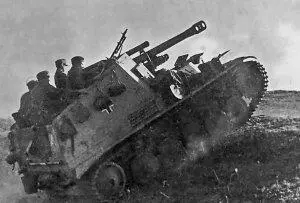Самоходное артиллерийское орудие Веспе на шасси танка PzKpfw II со 105мм - фото 35