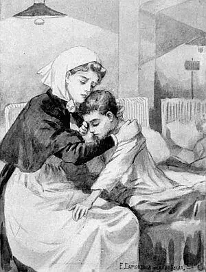 Блаженная улыбка скользит по нежным чертам маленького больного и исчезает в - фото 3