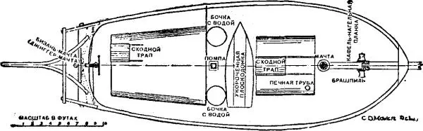 План палубы Спрея Моряки привыкшие к плаванию в спокойных водах задавали - фото 20