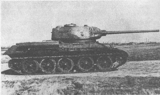 Второй опытный образец танка Т3485М Весна 1944 года Хорошо видна изменённая - фото 130