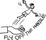 fly off the handle v не уметь держать себя в руках Try not to fly off the - фото 49