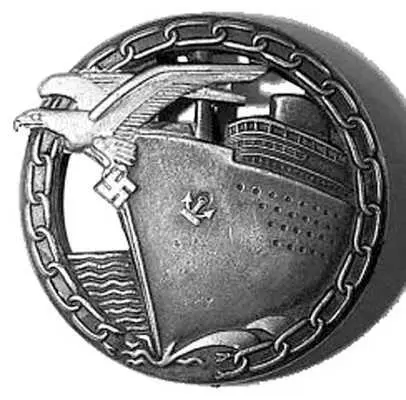 Знак за прорыв морской блокады Знак представлял собой цинковый круг из якорной - фото 106