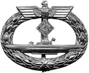 Знак подводника с бриллиантами Высшим знаком отличия являлся учрежденный в 1941 - фото 128