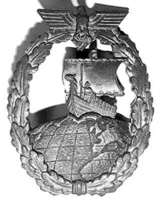 Знак Член команды вспомогательного крейсера ЧЛЕН КОМАНДЫ ЛИНЕЙНОГО КОРАБЛЯ И - фото 321