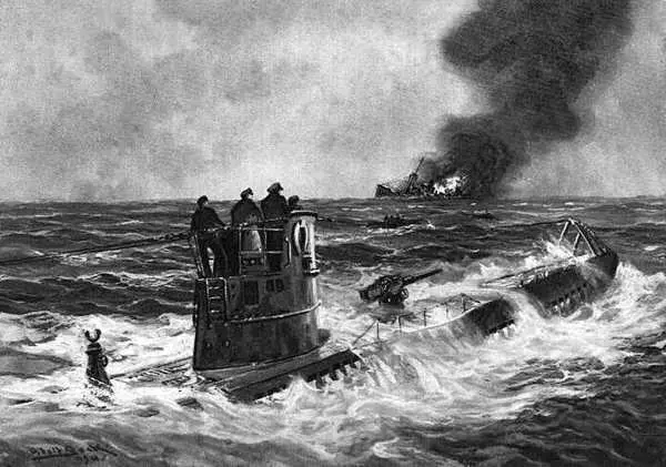 Подводная лодка в походе U721 Тип VIIC Заложена 1611 1942 на верфи - фото 393